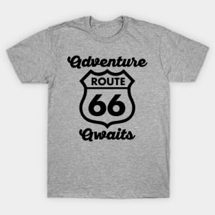 Adventure Awaits Route 66 T-Shirt